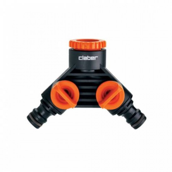 Claber 8599 2 Çıkışlı Musluk Adaptörü Claber 8599 2 Çıkışlı Musluk Adaptörü